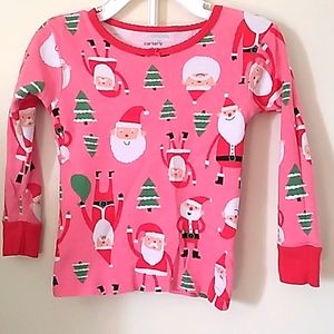 2T Christmas pajama shirt